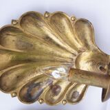 Appliques murales suédoises conçues par a.W. Borgh, coquillages de Jonkoping, Scandinavie