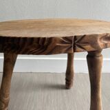 Tabouret tripode bois
