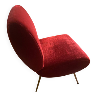 Fauteuil chauffeuse Kiss Pelfran 1960
