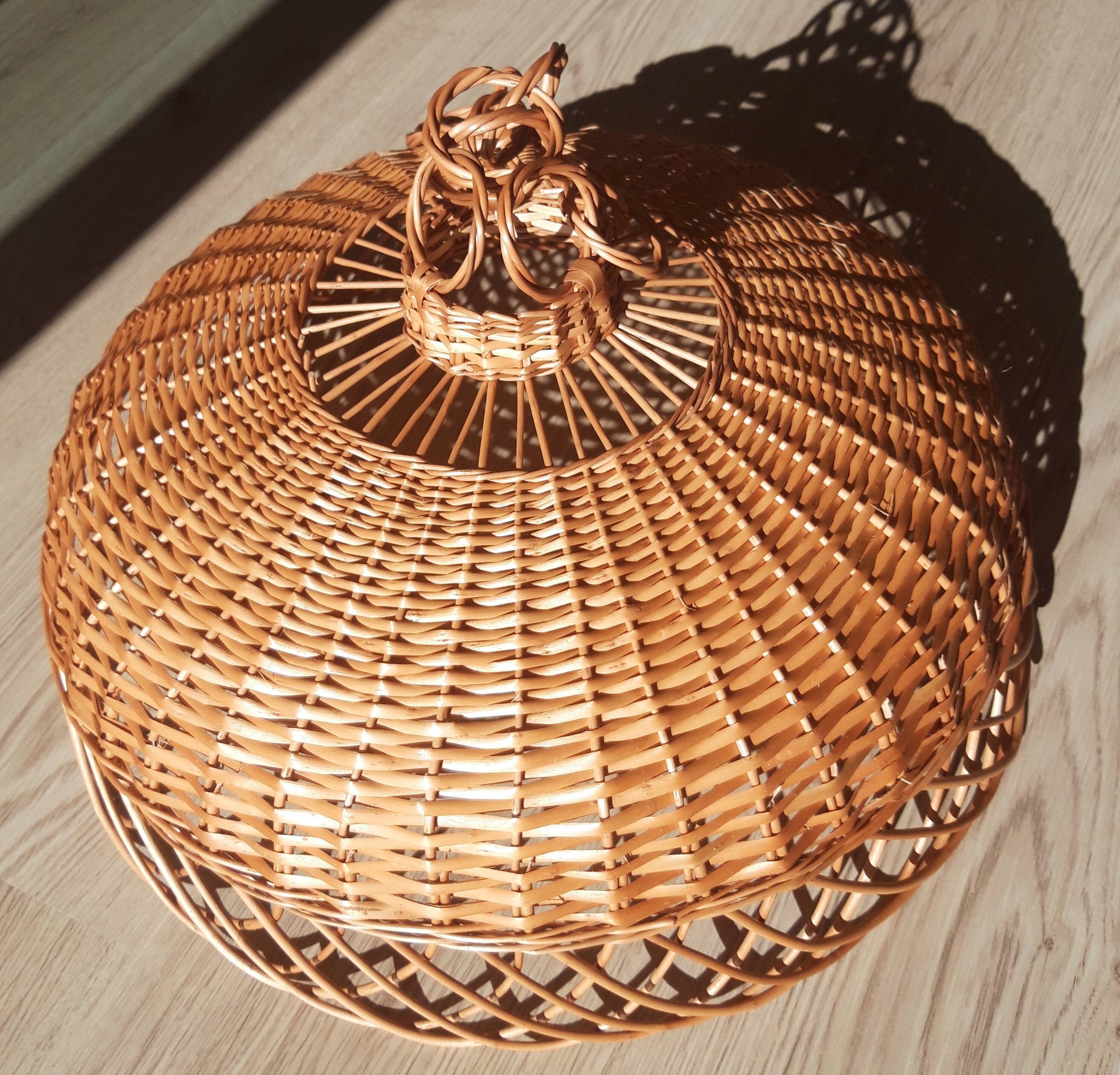 Lampshade in wicker 44 cm