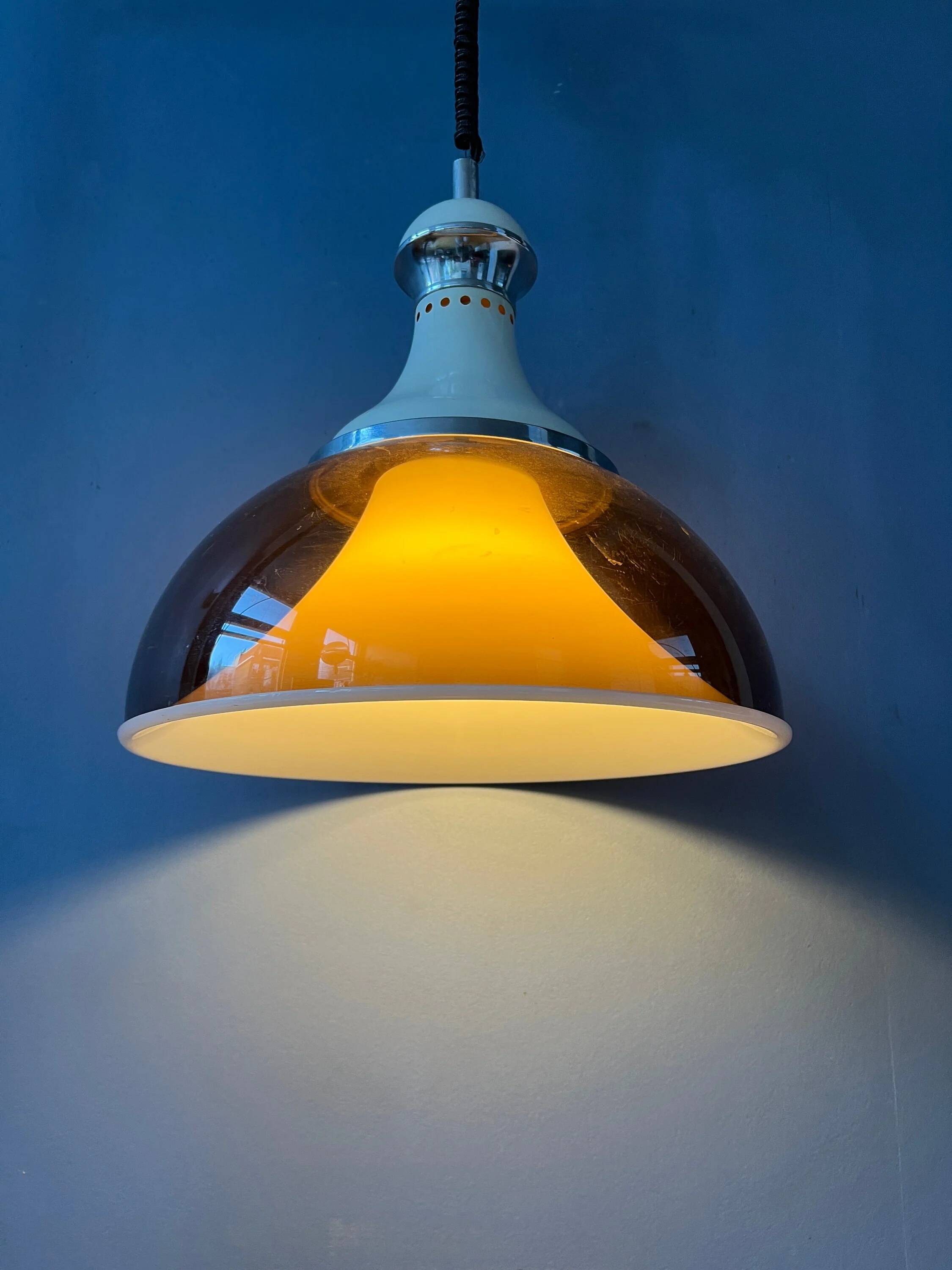 Suspension vintage Stilux Milano Space Age
