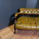 Victorian Chesterfield reading bench