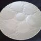Set of 6 Bareuther Bavaria white porcelain oyster plates
