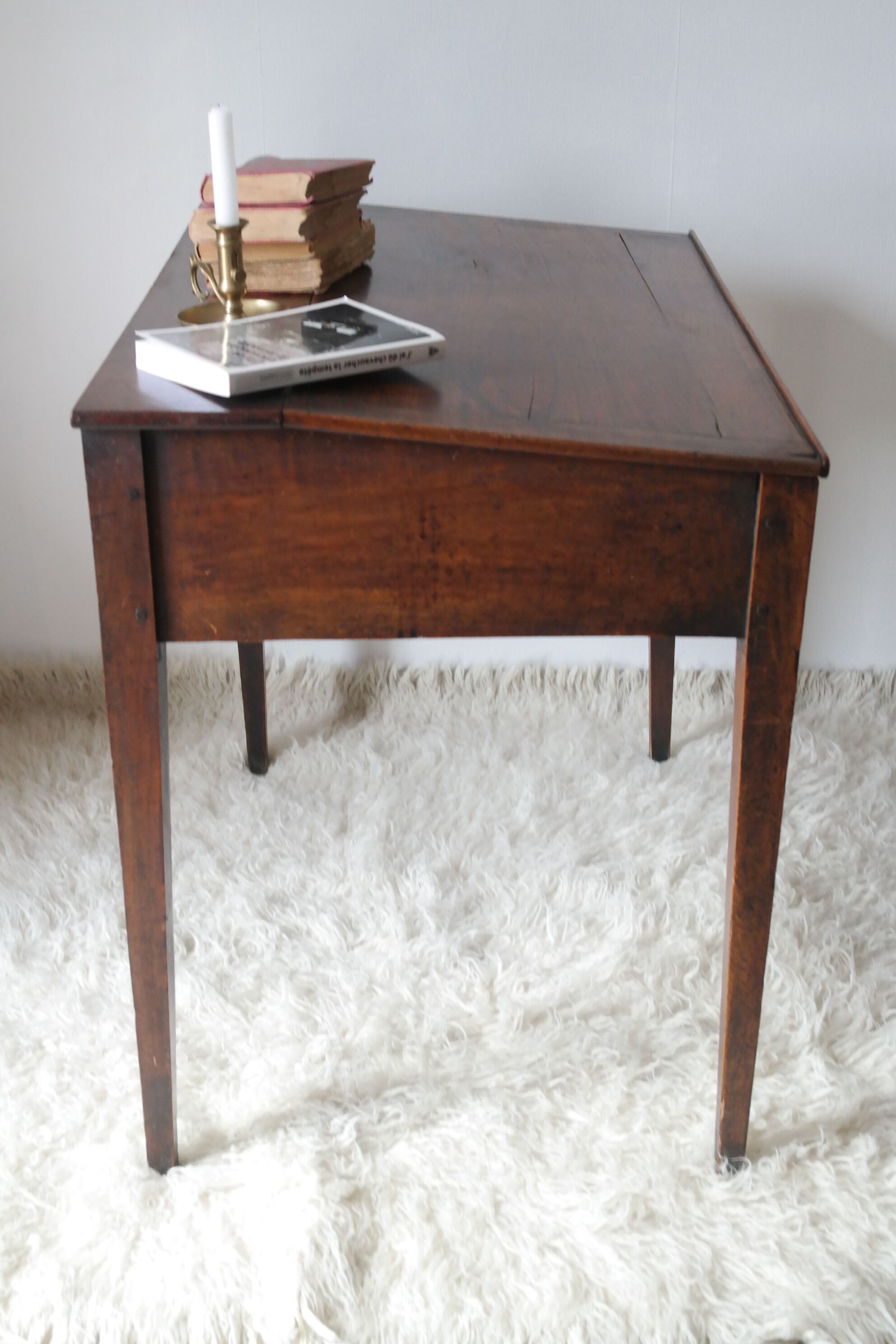 Old desk in walnut school master