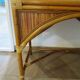 Vintage console/desk made of natural woven rattan, 1960s