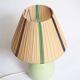 Lampe céramique vert amande