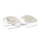 Pair of “Cubic” armchairs by Olivier Mourgue