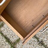 Vintage chest of drawers compass feet