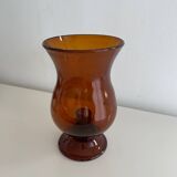 Biot large glass candleholder