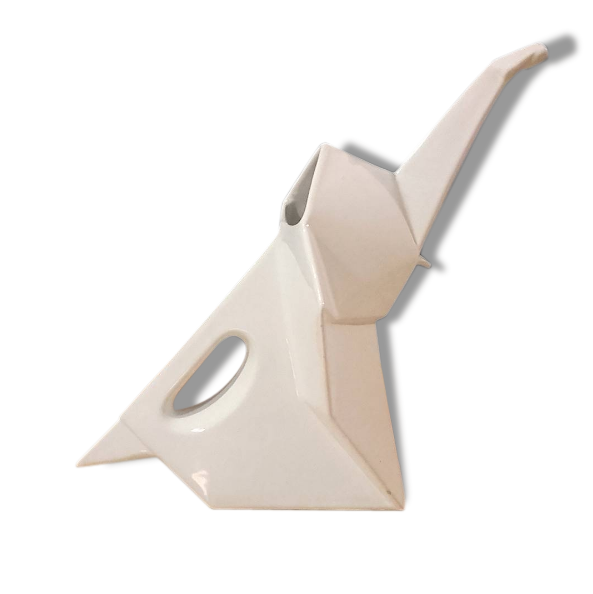 Pichet éléphant cubique céramique