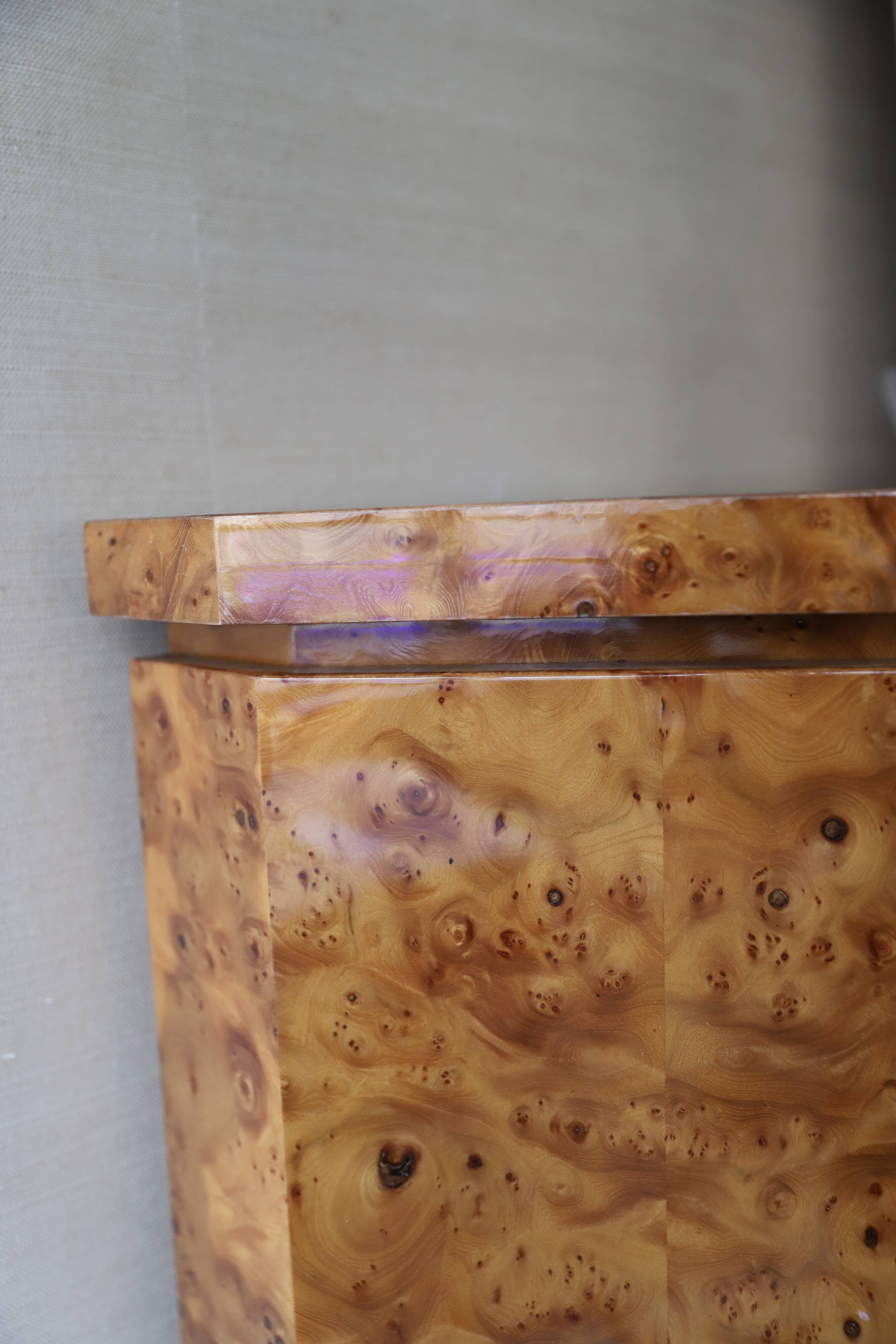 Art Deco sideboard in elm burl