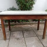 1950s oak kitchen table