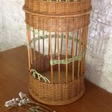 Rattan garden basket-bar