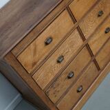 Antique French Light Oak Apothecary / Filing Cabinet, 1920/30s