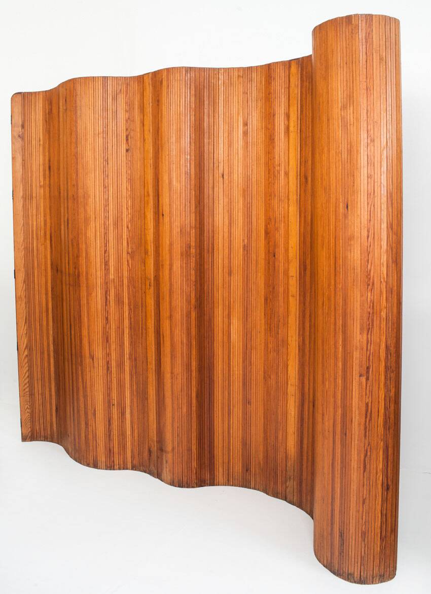 Articulated screen by J. Baumann for Melun. Art Deco. France circa 1912-20.