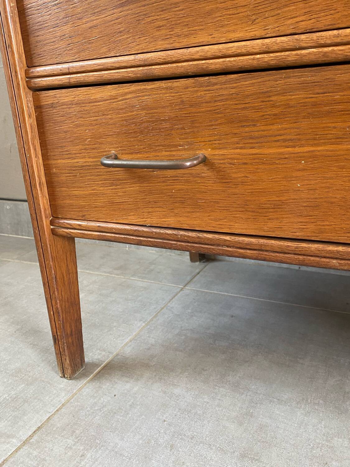 Commode vintage en chêne des années 60