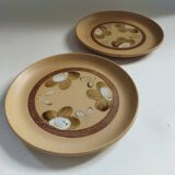 Sarreguemines Chamonix stoneware dinner plates