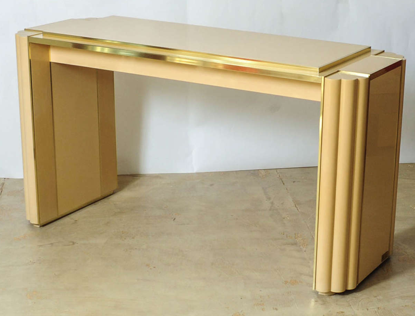 Table dining room vintage by Alain Delon for House Jansen