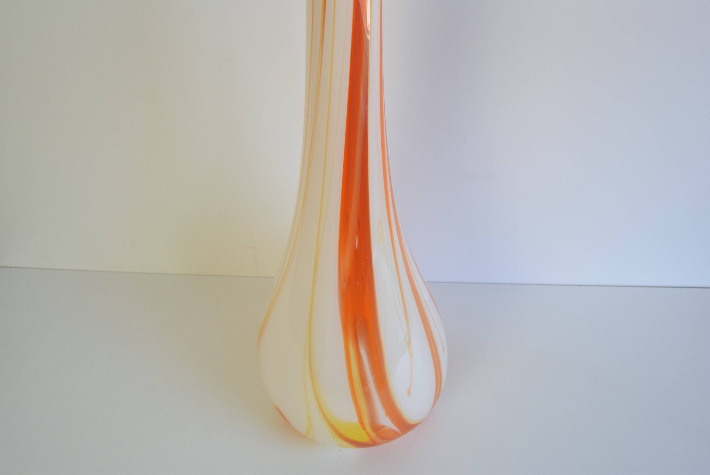 Large Design Annealed Vase, Czechoslovakia, 1970's.