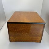 Jugendstil / Art Nouveau Box in Partly Ebonized Solid Oak, Austria, 1900