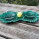 Empty cup pocket leaves and lemon in slip by Ferlay in Vallauris