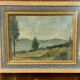 Ennio Cocchi landscape and still life painted on both sides of the panel.