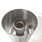 Lampe de table année 70 inox formes géométriques