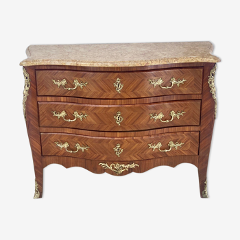 Commode louis XV style, Rosewood