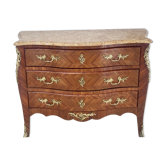 Commode style Louis XV bois de rose