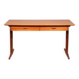 Italian Architect's Walnut desk, Gianfranco Frattini for Bernini 1950