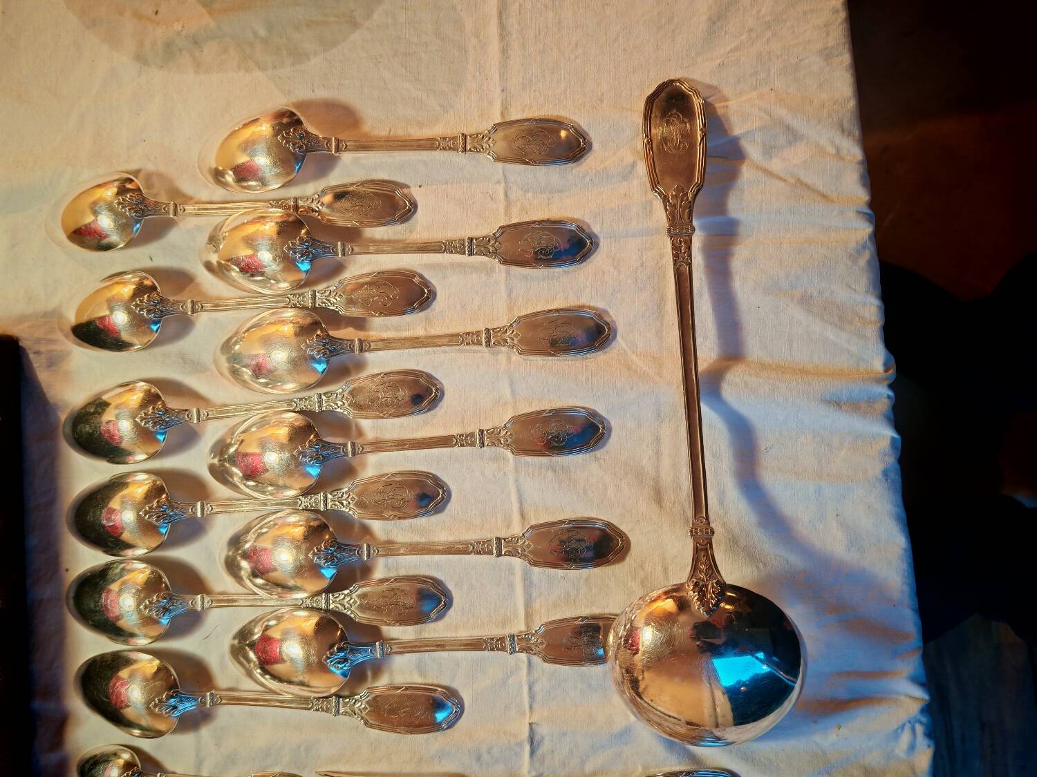 Silver-plated service, 1900