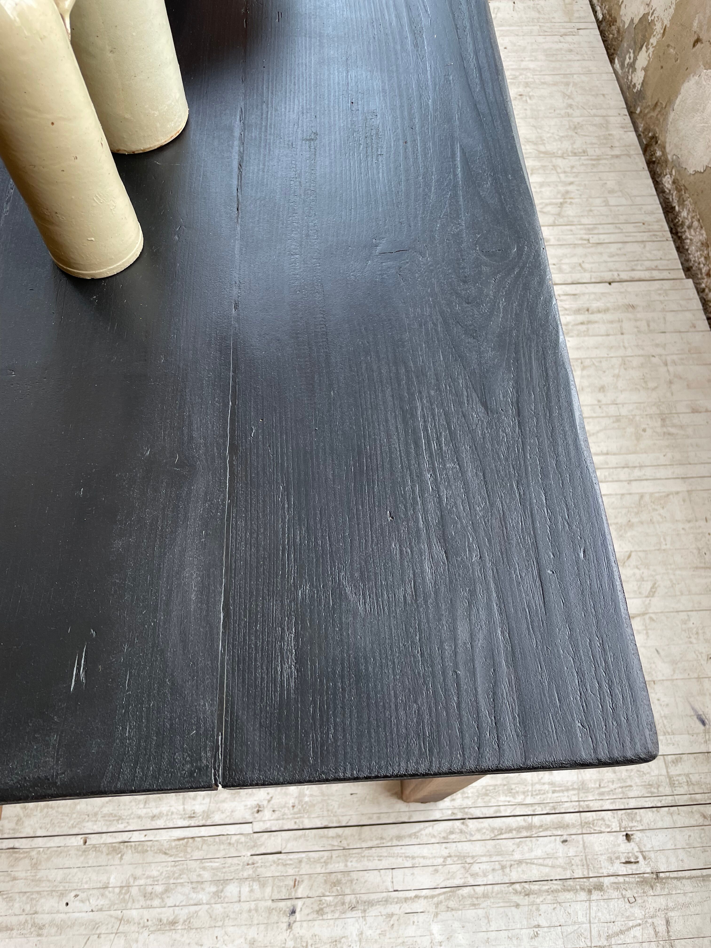 Black pine farm table 250 cm