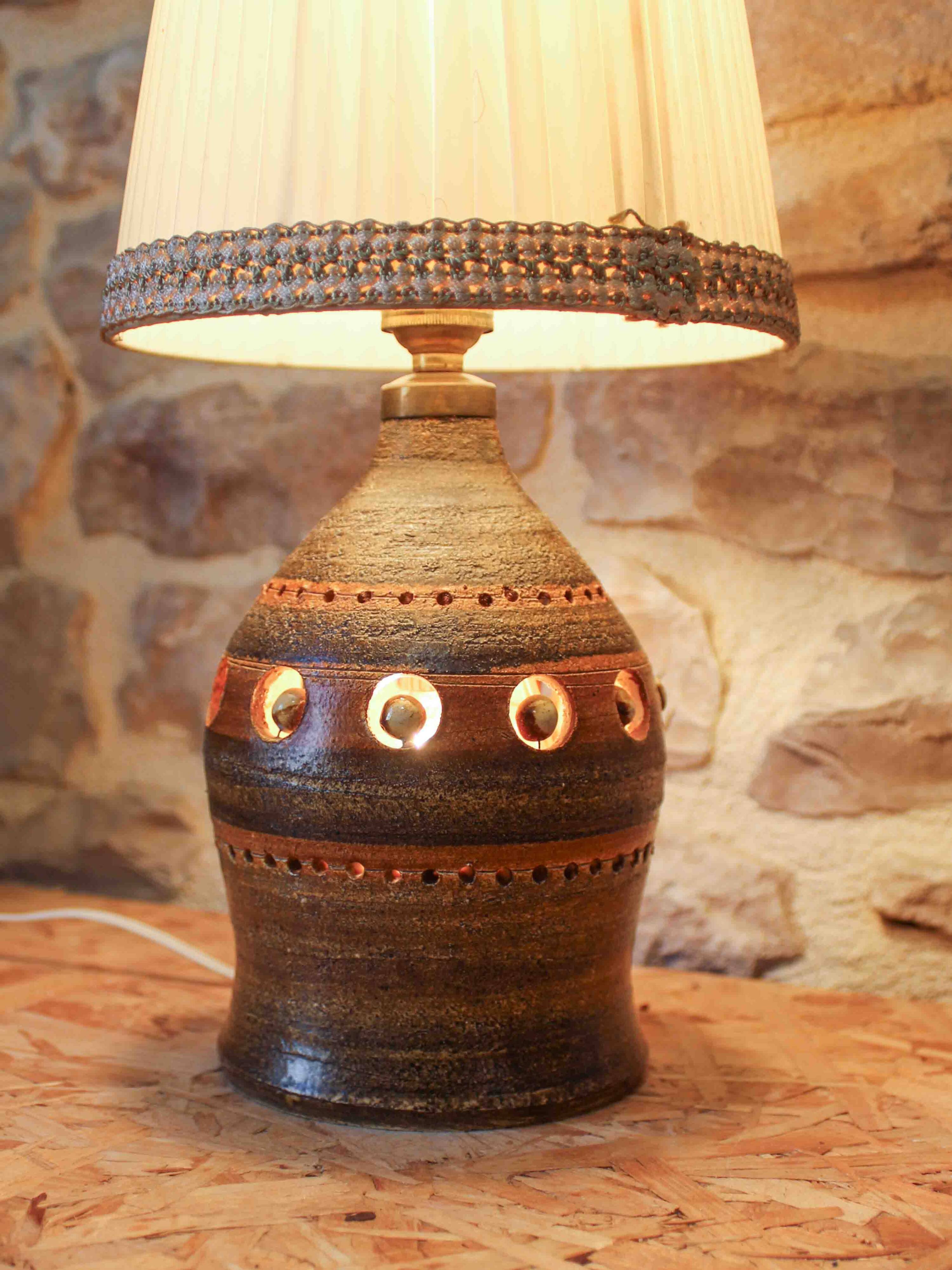 Ceramic lamp by Georges Pelletier