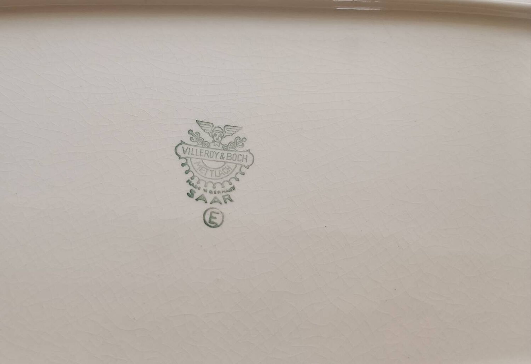 Grand plat ivoire Villeroy & Boch