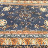 Tapis ancien européen motif chinois 192x302 cm