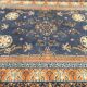 Tapis ancien européen motif chinois 192x302 cm