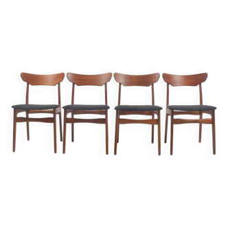 Set of Danish chairs designed by Schionning & Elgaard for Randers, 1960s