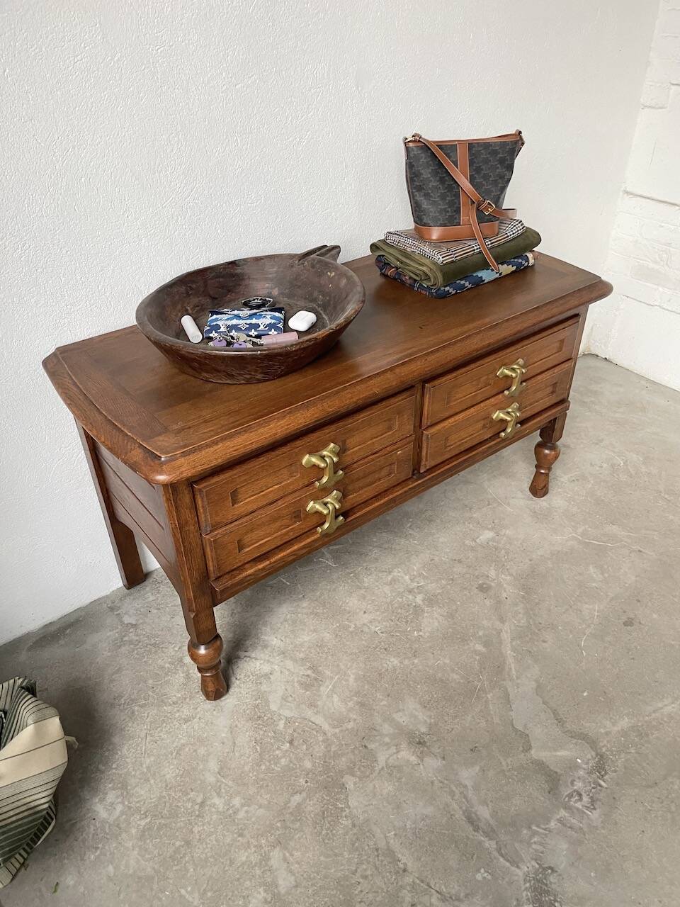 Guillerme and Chambron oak chest of drawers