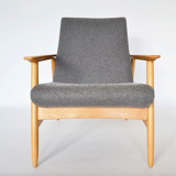 Paire de fauteuils Ąžuolas par Valerija Ema Cukermanienė pour Vilniaus Baldų Kombinatas, 1968