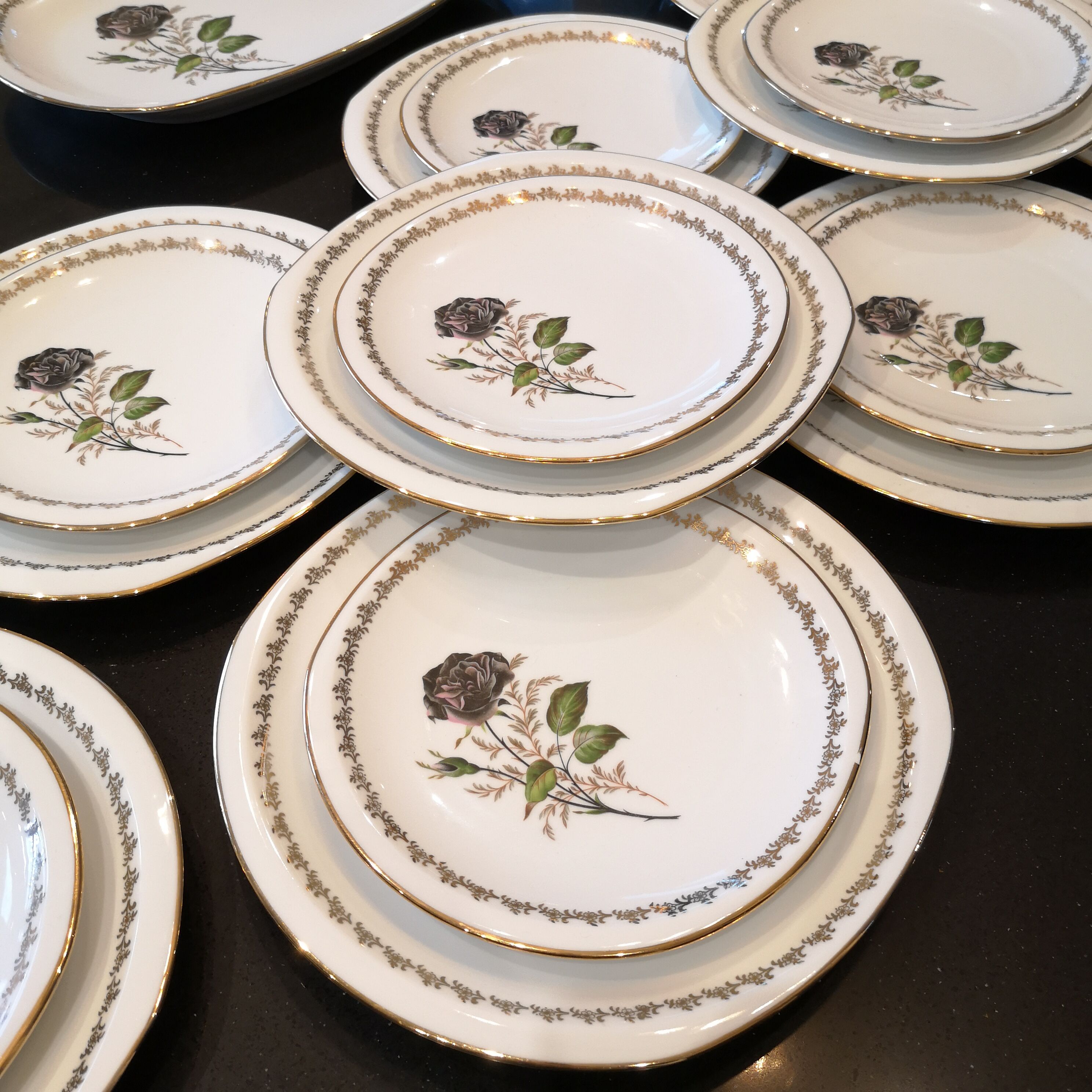 Service 16 porcelain plates from Limoges