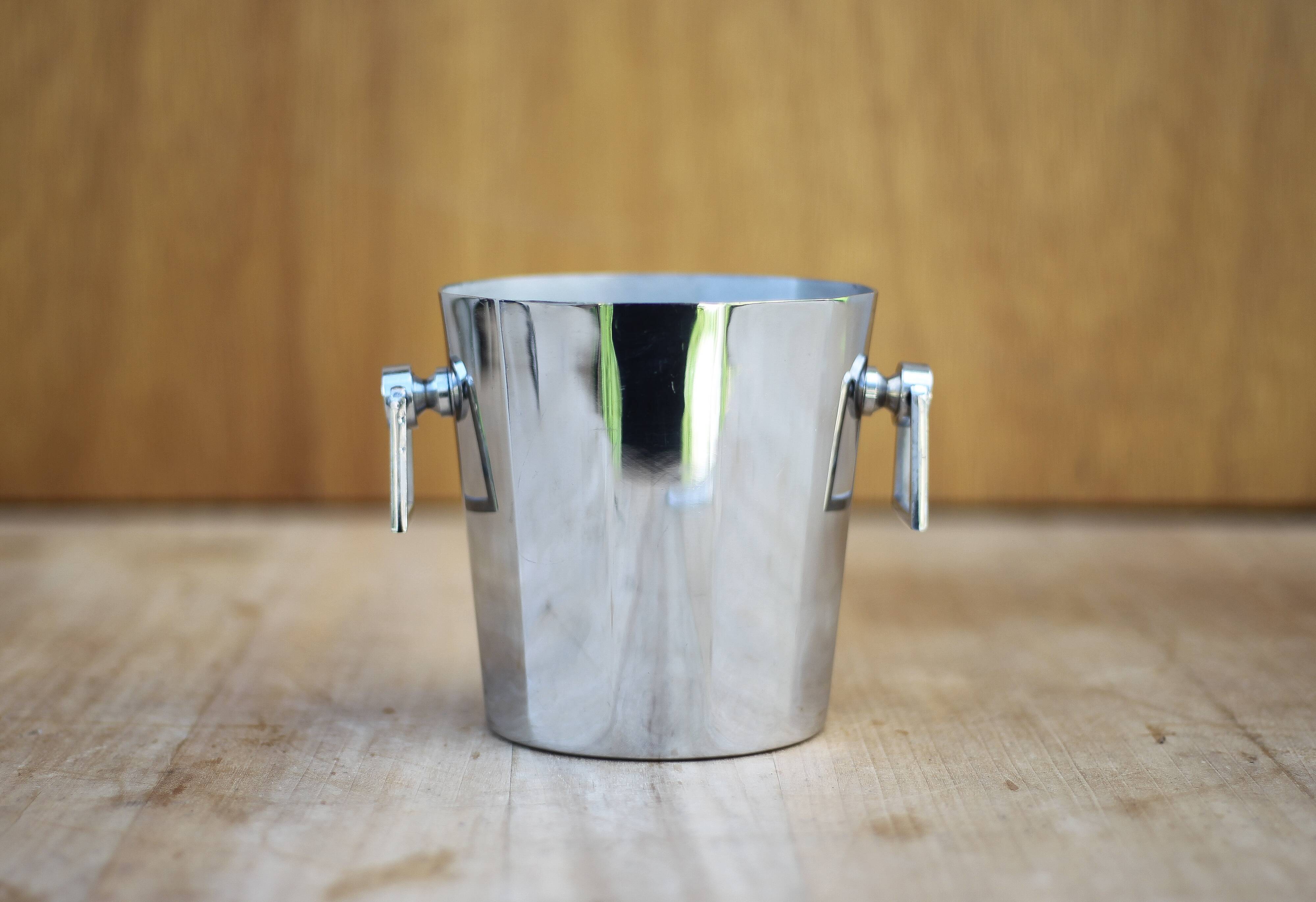 Vintage ice bucket, André Leroy, ice bucket, cooler, bottle cooler, cooler