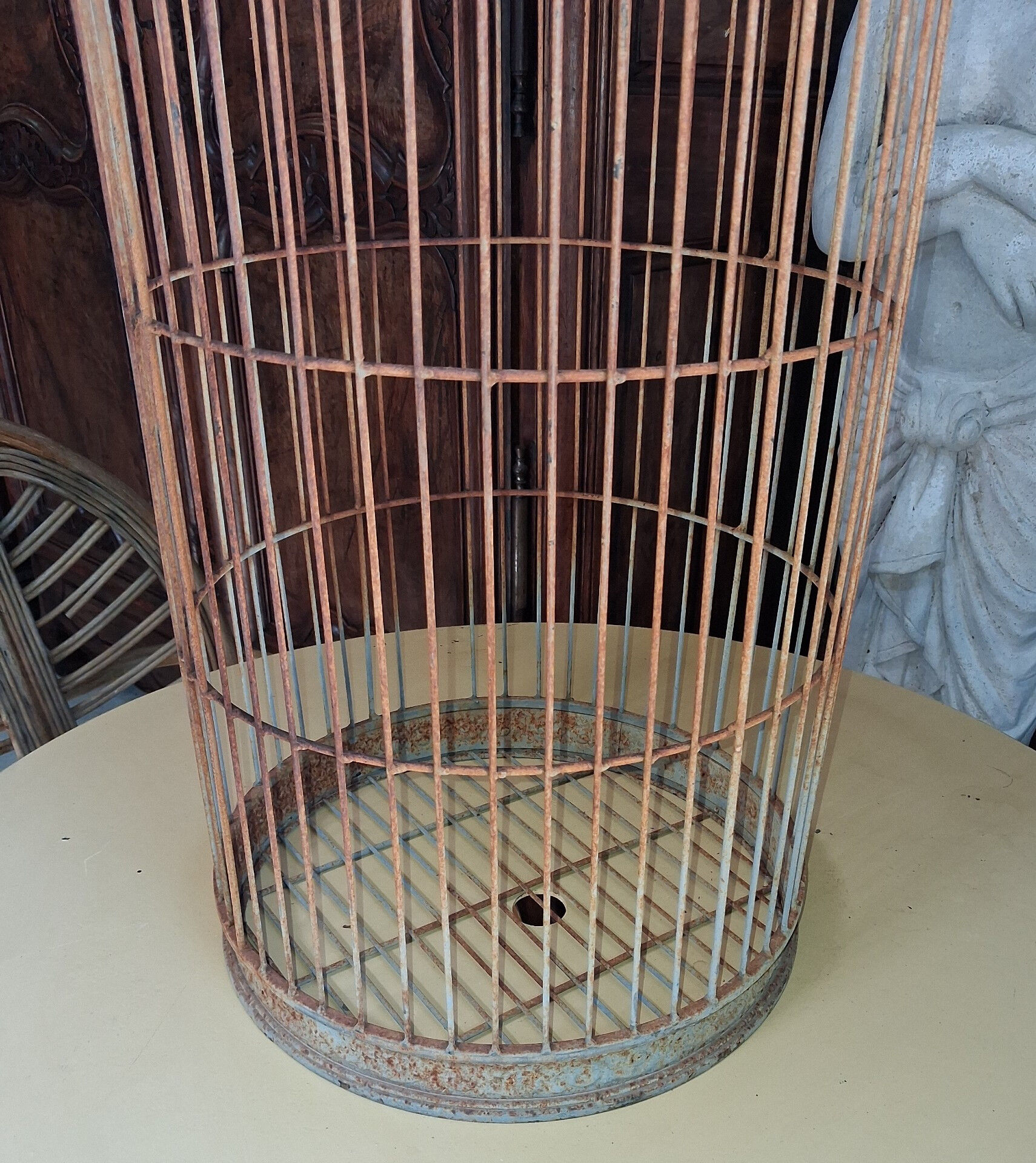 Very large decorative metal birdcage -