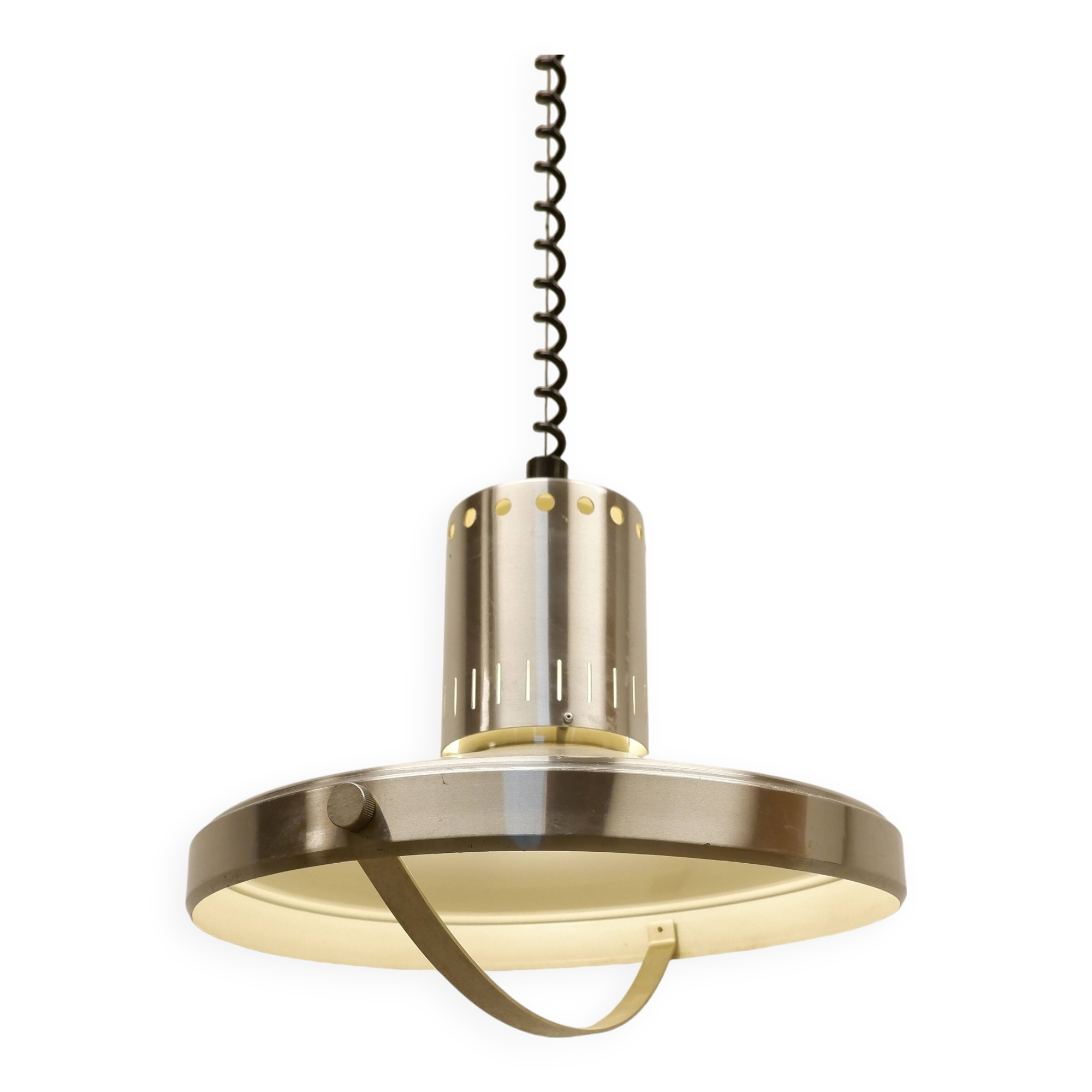 Vintage hanging lamp adjustable in height, 1970s