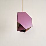 Set of 2 purple Seks-Tre pendant lamps by Ole Panton for Lyfa, Denmark 1960's