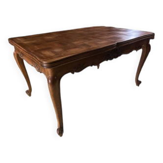 Louis XV inlaid wooden table