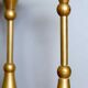 Set of 4 massive brass candlestick vintage