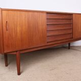 Rare - Scandinavian teak sideboard - "Trio" by Nils Jonnson (Troeds)