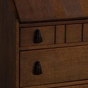 Desk / Chest of drawers in modern Danish oak from the early 20th century with shell handles.