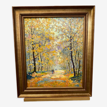 Autumn landscape signed and dated