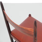 Suite de 4 chaises scandinaves en palissandre de Rio